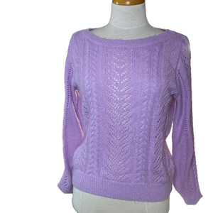🌷DYNAMITE🌷 Lavender Light Wool Blend Sweater​
